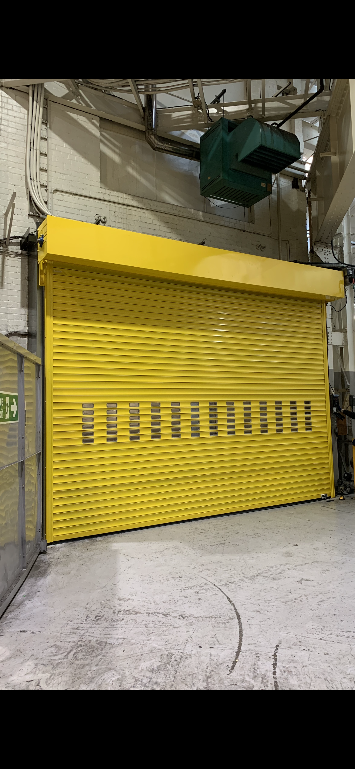 Car park roller shutters